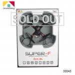 Mould King Super-F 33043 2.4GHz 6-axis RC Quadcopter with Barometer Altitude Hold (Black/White)